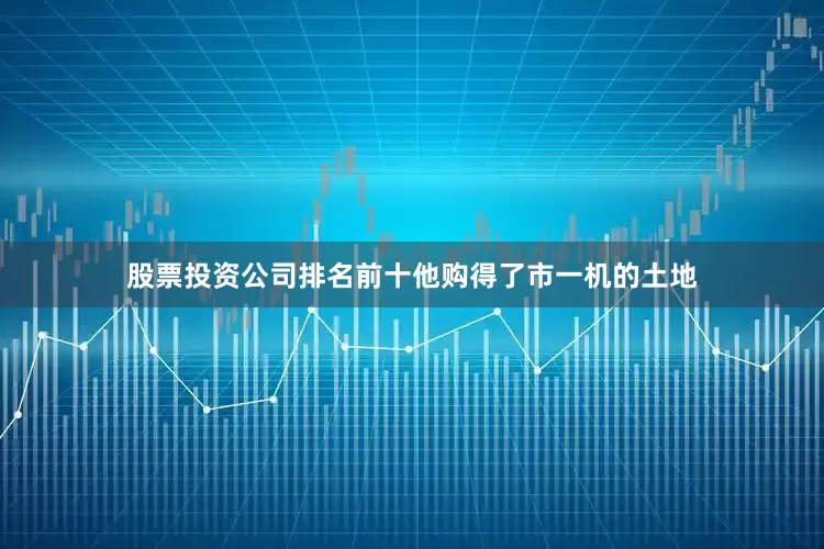 股票投资公司排名前十他购得了市一机的土地